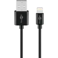 Goobay Câble de recharge et de synchronisation USB Lightning, 0,5 m