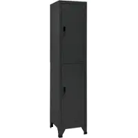 vidaXL Armoire à casiers Anthracite 38x45x180 cm Acier