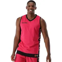 Spalding Reversible Sleeveless T-shirt Rose 140 cm Garçons,Filles