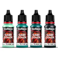 Vallejo Turquoise Color Set 18 ml (18 ml)