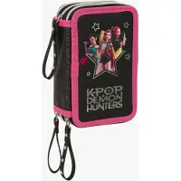 K POP Demon Hunters Chasseurs de démons Kpop Energy triple Federmappe 37 pièces