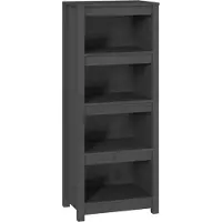 vidaXL Bibliothèque Gris 50x35x125,5 cm Bois de pin massif