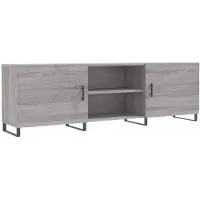 vidaXL Armoire TV Gris Sonoma 150x30x50 cm Bois composite