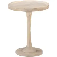 vidaXL Table D'appoint Ø60x75 Cm Bois De Manguier Massif