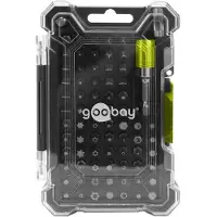 Goobay Bithalter-Set mit 72-tlg. Bitsatz (Clé Allen, Torx TX, Tri-Wing)