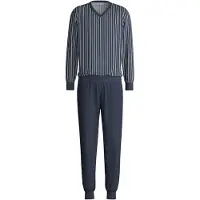 Calida Pyjama long 'Cotton Special' marine
