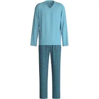 Calida Pyjama long 'Cotton Special' opal
