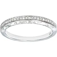 Diamant L'Eternel Bague 'Eternity-Ring aus 375 Weißgold mit Diamant' argent