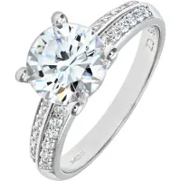 Diamant L'Eternel Bague argent