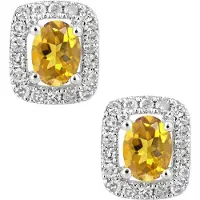 Diamant L'Eternel Boucles d'oreilles argent