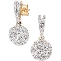 Diamant L'Eternel Boucles d'oreilles or