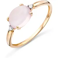 Diamant L'Eternel Bague or rose