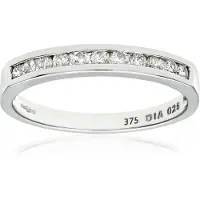 Diamant L'Eternel Bague 'Eternity' argent