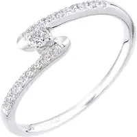 Diamant L'Eternel Bague argent