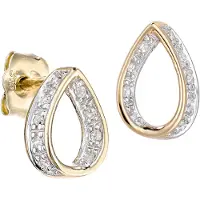 Diamant L'Eternel Boucles d'oreilles or