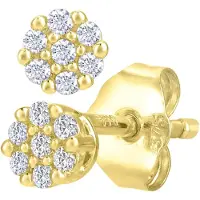 Diamant L'Eternel Boucles d'oreilles or