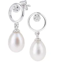Diamant L'Eternel Boucles d'oreilles argent