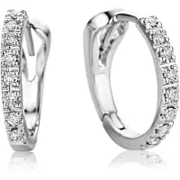 Diamant L'Eternel Boucles d'oreilles 'Ohrringe aus 750 Weißgold mit Diamant' argent