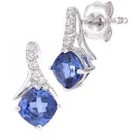 Diamant L'Eternel Boucles d'oreilles argent