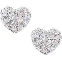 Diamant L'Eternel Boucles d'oreilles argent