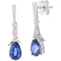 Diamant L'Eternel Boucles d'oreilles argent