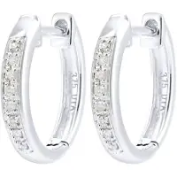 Diamant L'Eternel Boucles d'oreilles argent