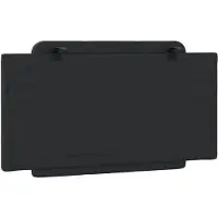 vidaXL Coussin de tête de lit "Zadar" noir 100 cm similicuir