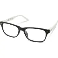 Zippo Lunettes de lecture, monture en polycarbonate noir/blanc B3 - dioptries +3,5 - 31Z-B3-WHI350
