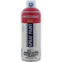 Amsterdam Bombe de peinture 400 ml rouge transparent