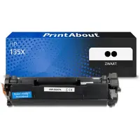 PrintAbout Toner compatible pour HP 135X (W1350+1350X) - Noir - Grande capacité - Multipack
