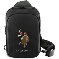U.S. POLO ASSN. Us Polo Petit Pique Étui pour téléphone portable Crossbody Noir