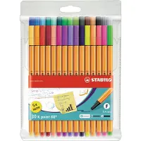 Stabilo 8830-1 Fineliner point 88 - Etui, avec 30 crayons