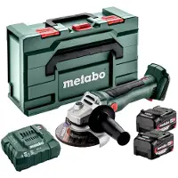 Makita W 18 L BL 9-125 Meuleuse d'angle sans fil 18 V 125 mm brushless + 2x Batteries 4,0 Ah + Chargeur + metaBOX ( 602374510 )