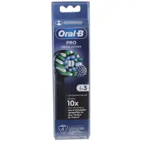 Oral-B 3brossettes Cross Action Pro.noir. -