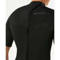 Rip Curl Dawn Patrol Spring 22 2 Mm Short Sleeve Back Zip Shorty Noir M Homme