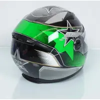 Torx Casque De Pour Moto Integral Route Clint Pilot Vert Taille Xs Avec Sun Visor