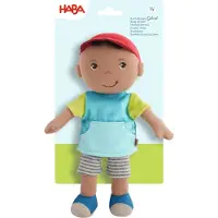 Haba A Snug Up Gabriel - 10 " "Soft Doll Machine Washable Baby Boy Doll - Perfect Snuggly First Soft Toddler en peluche Figure pendant 6 mois et plus