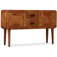 vidaXL Buffet Bois massif avec finition miel 120x30x75 cm
