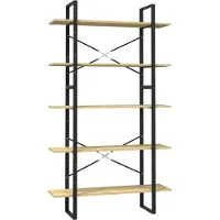 vidaXL Bibliothèque à 5 niveaux 100x30x175 cm Bois de pin