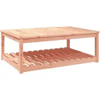 vidaXL Table de jardin 121x82,5x45 cm bois massif douglas