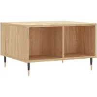 vidaXL Table basse chêne Sonoma 60x50x36,5 cm Bois composite