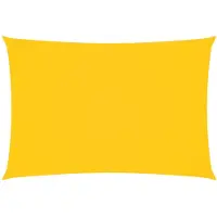 vidaXL Voile de parasol tissu oxford rectangulaire 3x5 m jaune