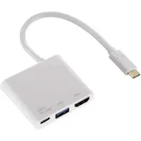 Hama USB-C-Hub Multiport-Adapter 1:3 + HDMI