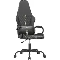 vidaXL Fauteuil Gaming, Noir et Moro, Cuir artificiel Lumarko
