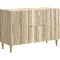 vidaXL Buffet en chêne Sonoma, 89 x 34,5 x 60 cm, aggloméré