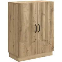 vidaXL Buffet en chêne Artisan 66 x 34,5 x 87 cm, bois d'ingénierie