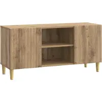 vidaXL Meuble TV 102 x 34,5 x 50 cm en aggloméré chêne Artisan