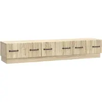 vidaXL Meuble TV en chêne Sonoma 147 x 34,5 x 27 cm, aggloméré