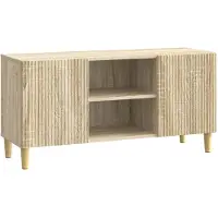vidaXL Meuble TV 102 x 34,5 x 50 cm en aggloméré chêne Sonoma