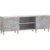 vidaXL Meuble TV , gris béton, 150 x 31 x 50 cm, aggloméré